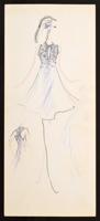 Karl Lagerfeld Fashion Drawing - Sold for $1,300 on 04-18-2019 (Lot 11).jpg